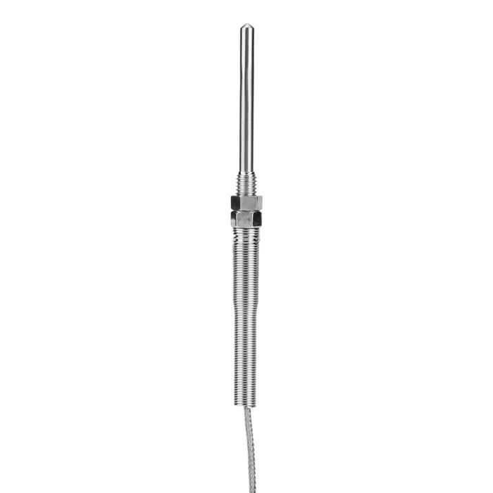 Sonde De Température PT100 Avec Fil M8 Et Longueur De Câble 3m - Plage 0 à 400°C - Pour Mesure Industrielle Et Cuisson