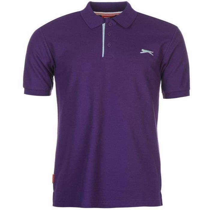 polo asics homme violet