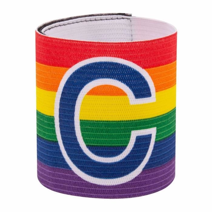 4 Brassards De Capitaine Réglables - Pour Football, Basket, Volley - Nylon Confortable Et Scratch Solide Unisexe - 8