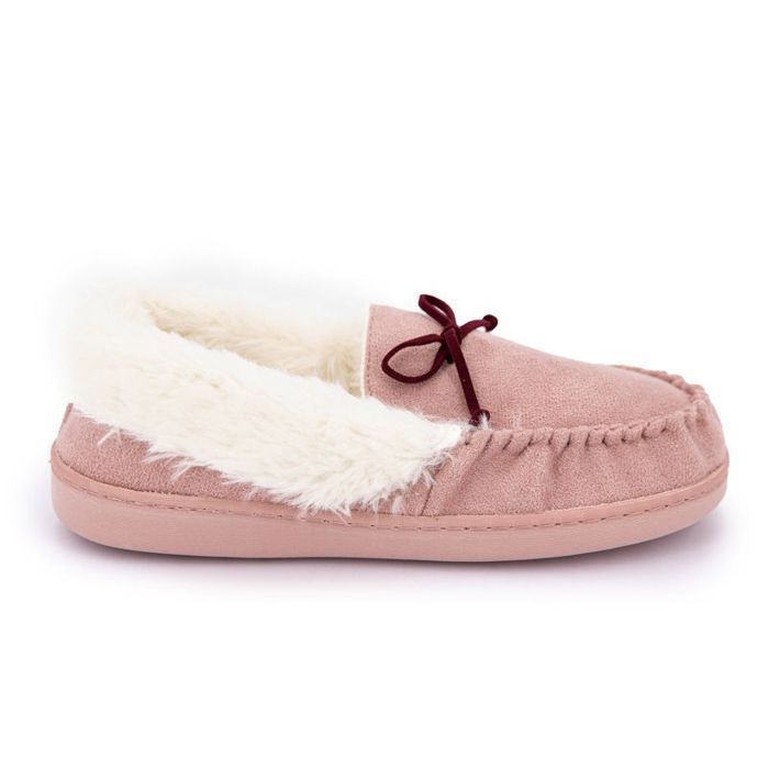 Chaussons ferm s fourr s cecilia MANOUKIAN Rose Chaussures