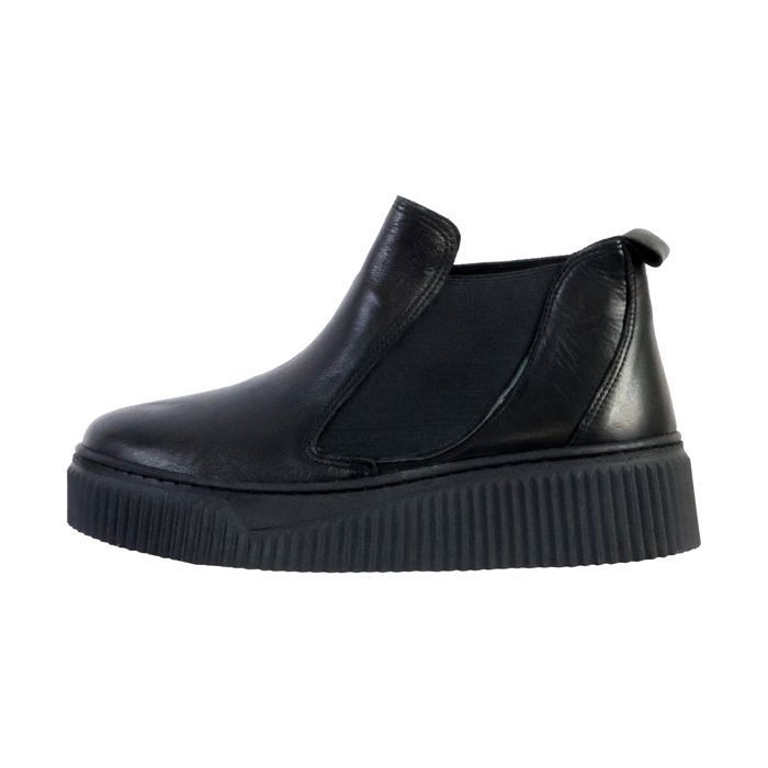 Basket Montante Cuir The Divine Factory Alénoa - Noir Basket Montante Cuir The Divine Factory Alénoa - Noir