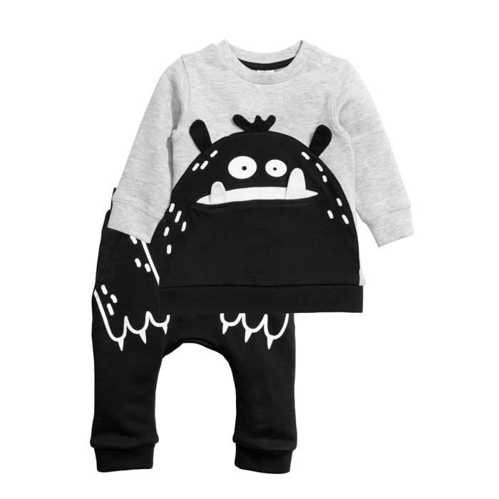 Ensemble De Pyjamas Monstre Tee Shirt Et Pantalon Gris Et Noir Pour Bebe Enfant Garcon Gris Cdiscount Pret A Porter Ensemble De Pyjamas Monstre Tee Shirt Et Pantalon Gris Et Noir Pour Bebe Enfant Garcon Gris Cdiscount Pret A Porter