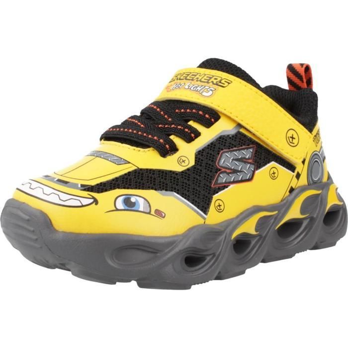 Skechers Zapatillas Niño Modèle Chaussure Skechers Modèle Thermo-flash - Truck - Coleur Jaune