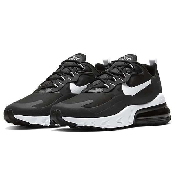 Nike Air Max 270 React Chaussures de Basket pour Femme Homme Noir Blanc  Noir blanc - Cdiscount Chaussures