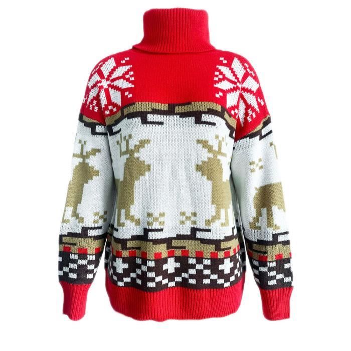 Pull De Noël Pour Femme - Design Festif, Chaud, Manches Longues - Idéal Pour Les Fêtes