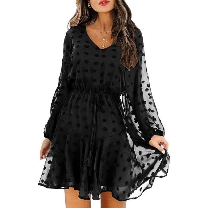 robe manche longue chic