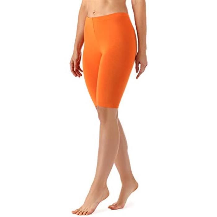 Jeans Legging court MS1145 Orange Cdiscount PrêtàPorter