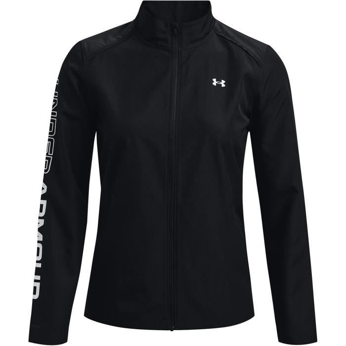 Veste de sport zippée pour femmes Under Armour Storm Run Noir
