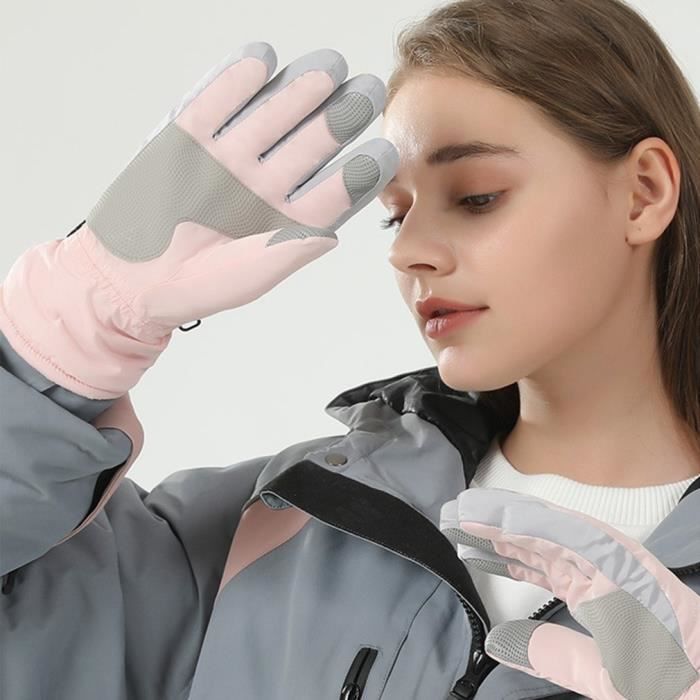 Froid Extrême Gants D'hiver Imperméables Coupe-vent - Tactile - Pour Cyclisme, Randonnée, Ski - Taille L/XL Gants Hiver Randonnée Chien