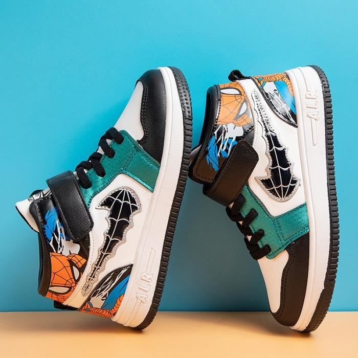 Sac à Dos à Deux Compartiments Paso Spiderman Noire Et Bleue