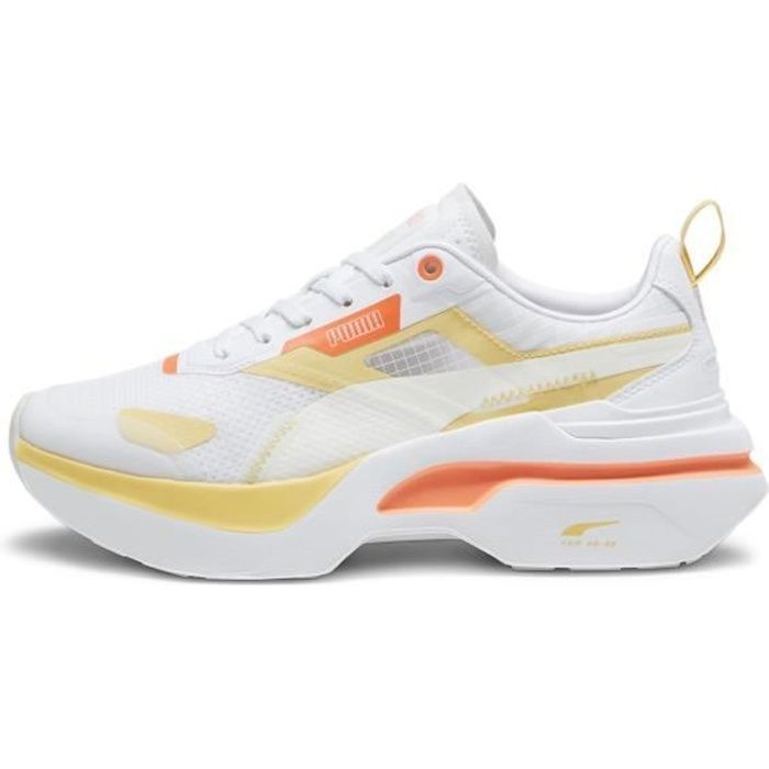 Puma Baskets femme Puma Kosmo Rider - blanc/neon sun - 37