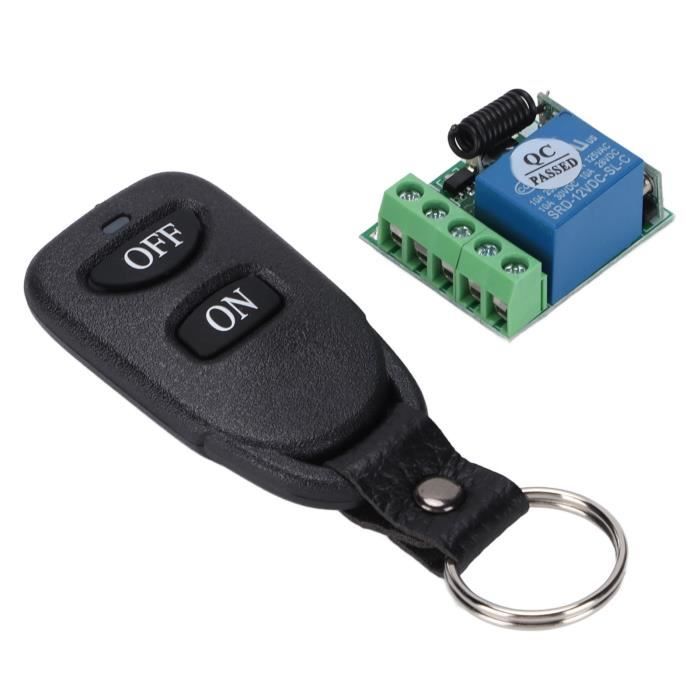 Interrupteur à Distance 230V 30A - Portée 300 M - Avec 2 Télécommandes - Étanche IP65 - Pour Portail, Garage, Pompe, éclairage