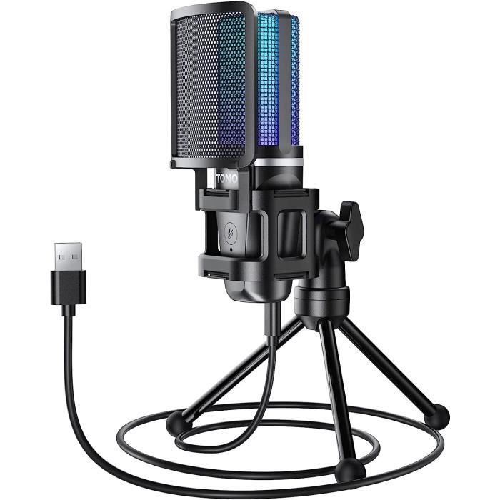 Microphone TONOR BM-700 – Kit Complet Avec Accessoires – Condensateur – Occasion