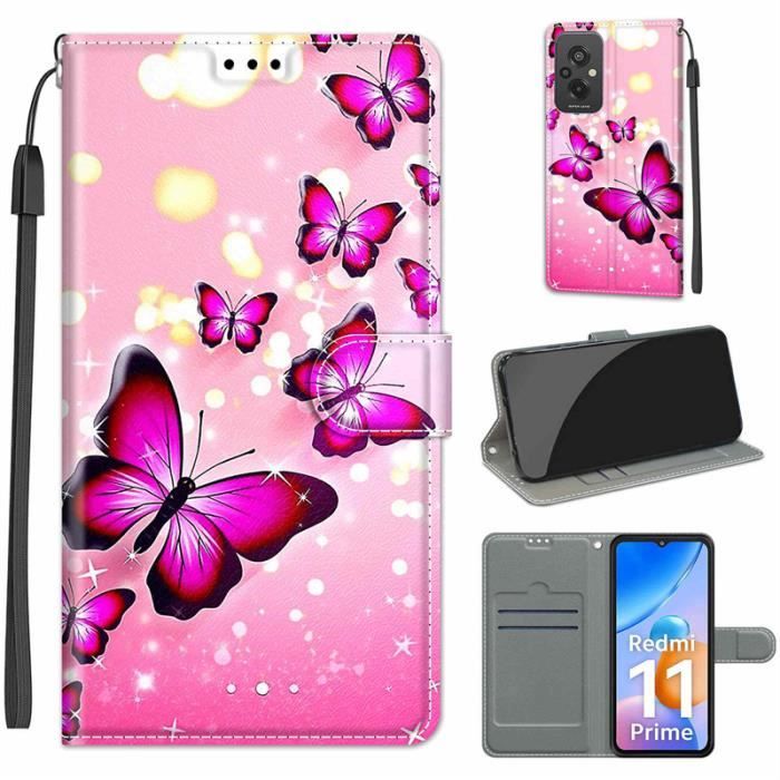 Coque Pour Xiaomi Redmi A1/Xiaomi Redmi A2 6.52" Etui PU Cuir