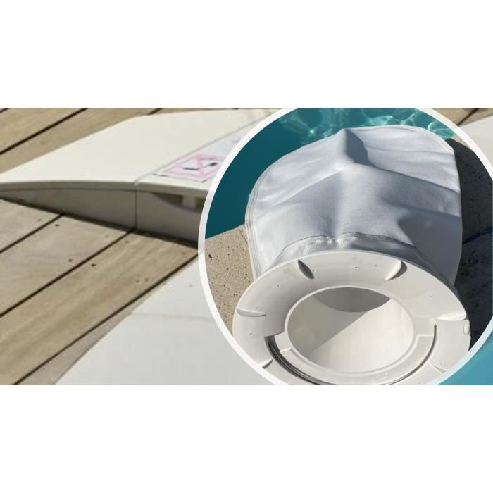 Poche Filtrante 15 Microns Compatible Laghetto BOA / D-PUR - Pour Piscine, Polyester, 58x23 Cm (diam. 15 Cm) - 7