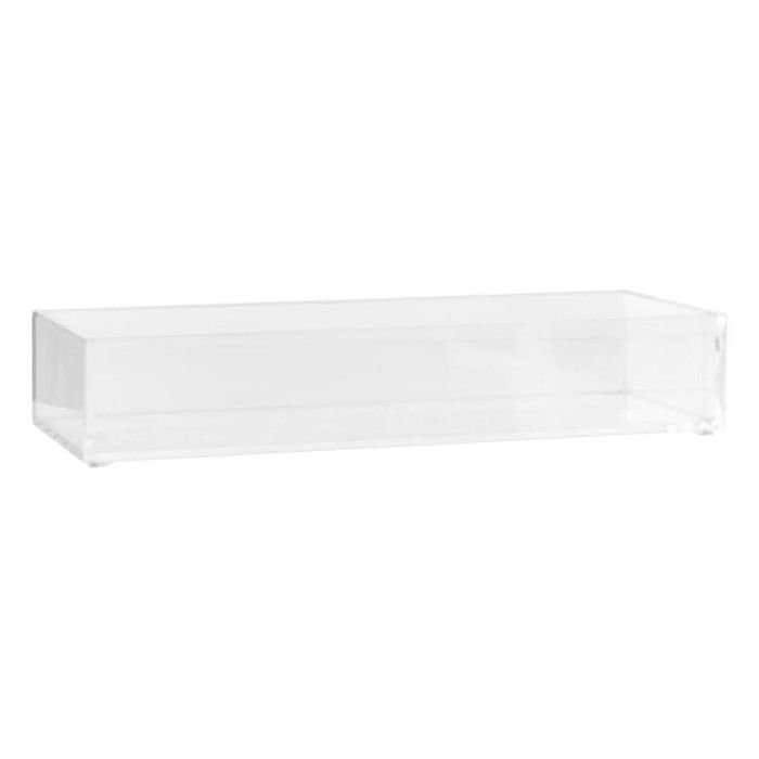 GUILLIN Caissipack BT750 – Lot 250 Barquettes Charcutière 750 Cc Polystyrène Transparent 17,6 X 11,6 X 4,9 Cm