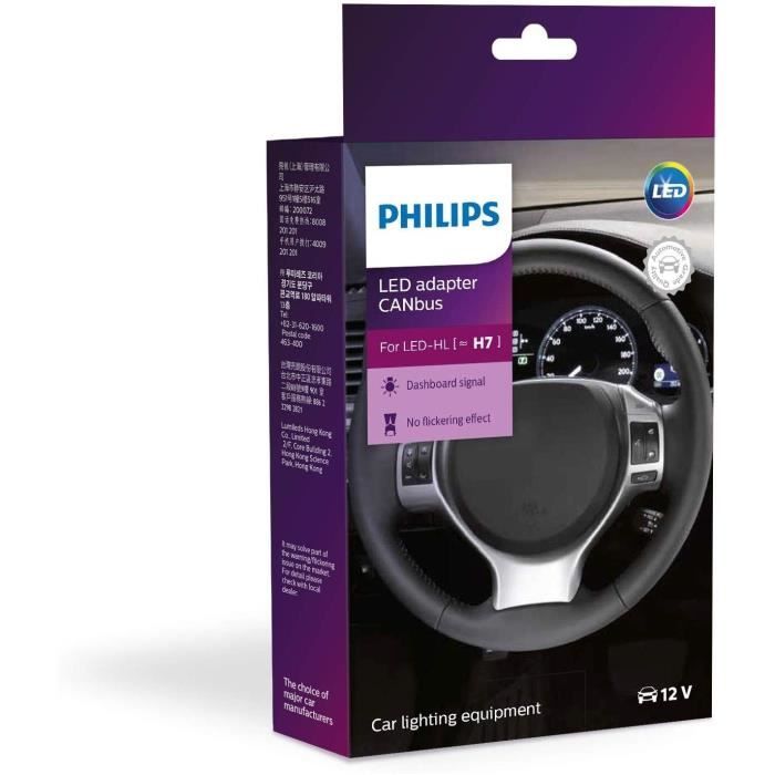 Philips automotive lighting 18952C2 Adaptateur CANbus LED (H7) Set de 2