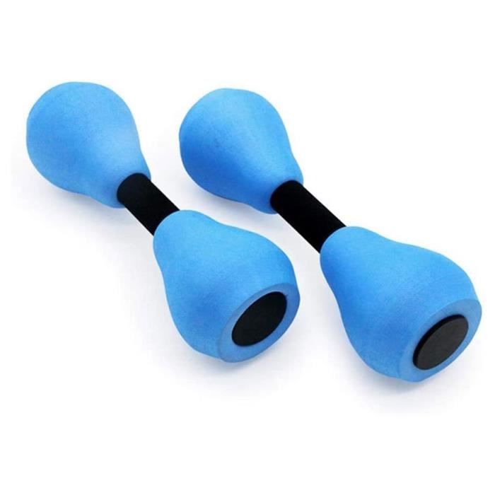 INOOMP Lot De 2 Haltères Aquatiques En Mousse EVA – Poids D'Eau Pour Exercices En Piscine, Rééducation & Fitness Aquatique