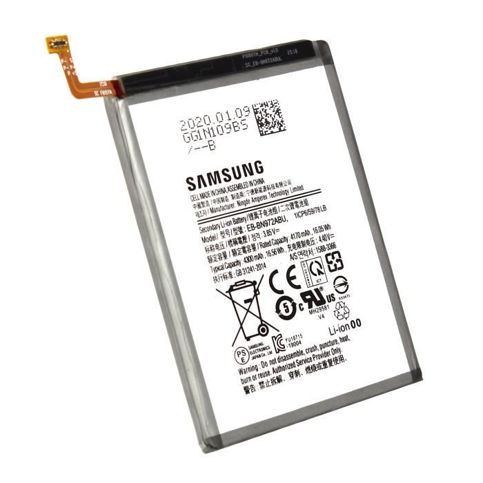 Batterie interne Samsung Galaxy Note 10 Plus 4300 mAh Originale Noir Cdiscount Téléphonie