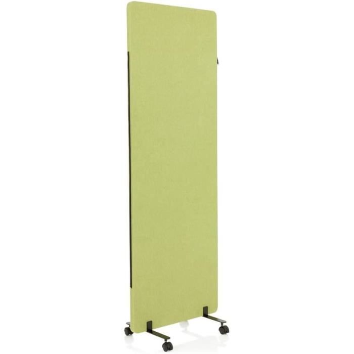 Divisorio Acustico Mobile 177x60 Cm - Schermo Antirumore Per Ufficio Verde - Foto 3