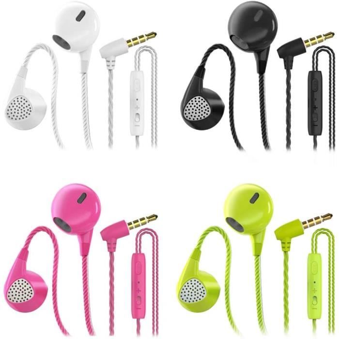 Oreillette Bluetooth Intra-auriculaire Magnétique - Noir, Autonomie 6h, Portée 15 M - Léger Et Confortable