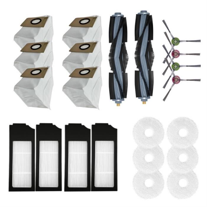 ECOVACS Buddy Kit Accessoires Origine Pour X1 OMNI - Brosse Principale, Brosses Latérales Et Filtres Pour Aspirateur Robot
