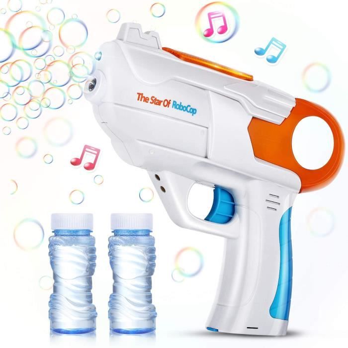 Pistolet à Bulles Avec LED – Machine à Bulles Pour Enfants Et Adultes – Inclut Liquide à Bulles – Design Transparent – Fun Pour Fêtes - 9