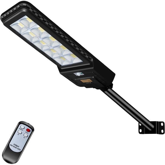 Lampadaire Solaire Extérieur 1200W Wowspeed - 792 LEDs, 6500K, Détecteur Mouvement, Télécommande, IP67