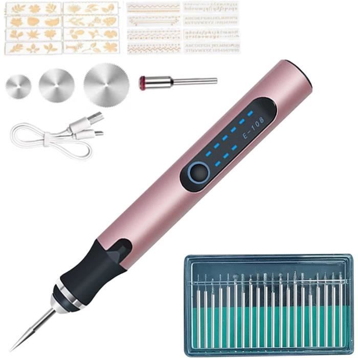 Stylo Graveur Électrique,Stylo Graveur Multifonctionnel,Outils de