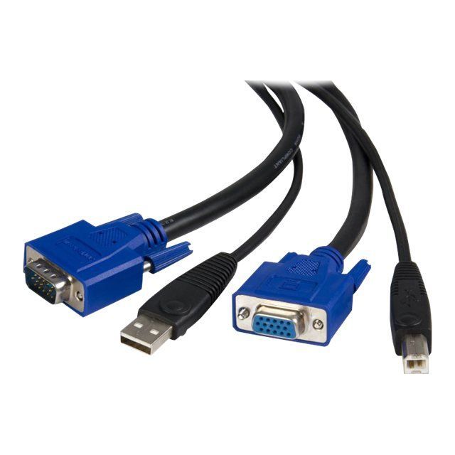 STARTECH Câble KVM - 3,05 m USB - Pour Commutateur KVM - 1 Pack - Première extrémité : 1 x Type A Mâle USB