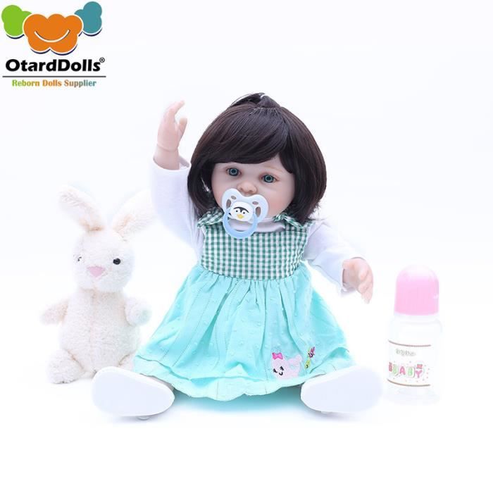 TEMPSA Silicone Poup?�e Poupon R?�aliste B?�b?� Reborn Jouet Cadeau 16 pouces A4 - Cdiscount Maison