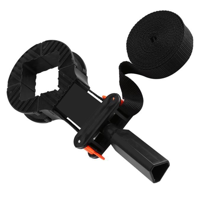 Pince D'angle à Sangle 4 Mâchoires – Réglable 35°-135°, Sangle Nylon 4 M – Pour Assemblage Bois, Cadre Photo, Tiroir - 6