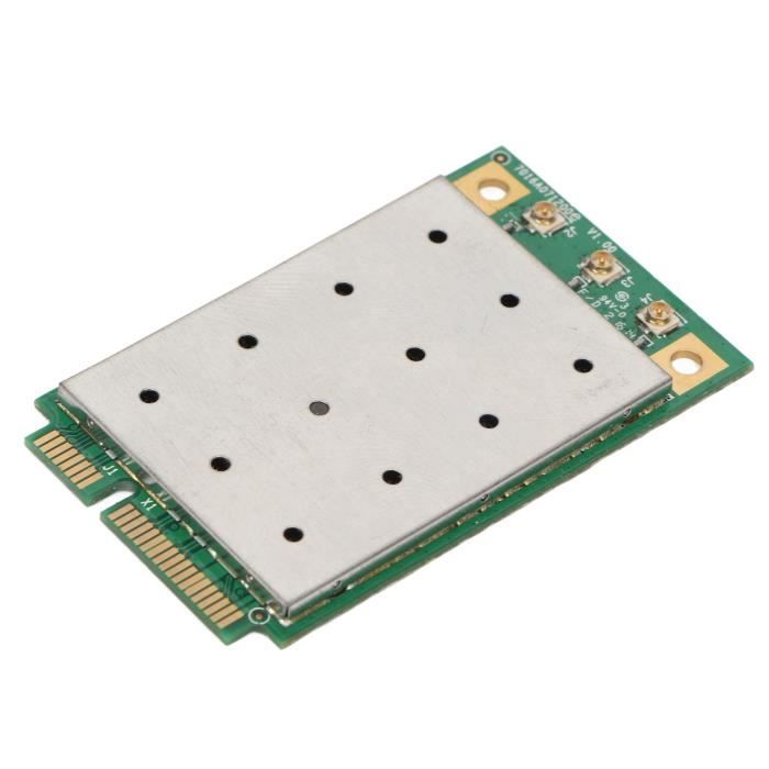 Carte WiFi Mini PCIE Carte réseau QCA9880 5G 1300 Mbps 802.11ac/n/b/g 3x3  MIMO taille précise Mini carte WiFi PCIE pour - Cdiscount Informatique