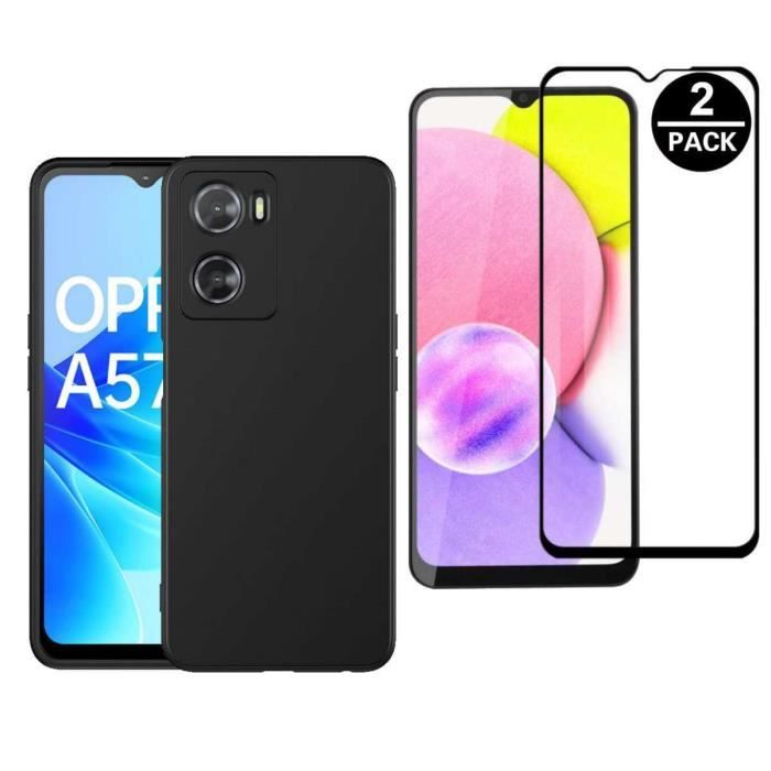 Coque Silicone Rose + 2 Verres Trempés Pour Oppo A77 5G / A57 5G - Pack Accessoires Neuf Little Boutik