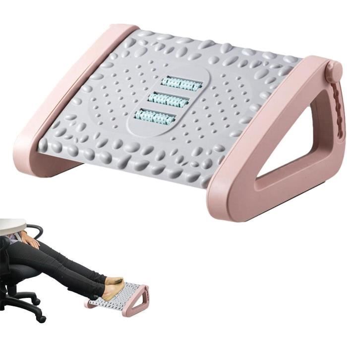 Repose-pieds Ergonomique Sous Bureau - Mousse à Mémoire De Forme - Anti-dérapant - Pour Un Confort Au Travail