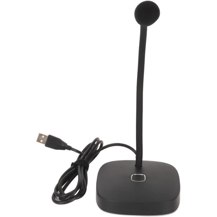 Microphone USB Condensateur SINWE – Suppression Bruit, Bouton Gain, Filtre Anti-pop, Compatible PC, PS4, PS5