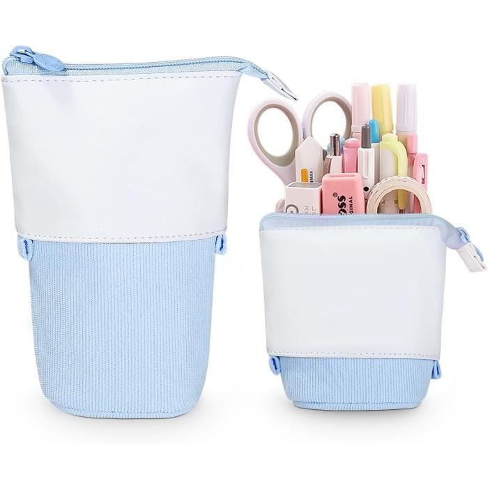Trousse à Crayons Fleurs Avec Fermeture éclair - Trousse Scolaire étanche Pour Fournitures Bureau Et école - 3
