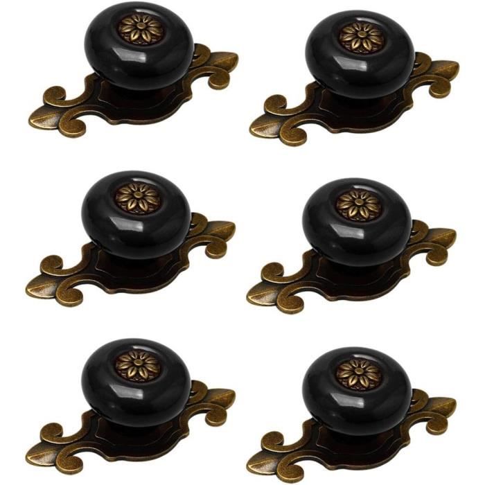 Lot De 6 Poignées De Tiroir Argentées Uxcell - Entraxes 5cm (2 Pouces) - Neuves