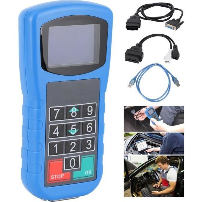 VBESTLIFE Scanner de diagnostic auto de Voiture CAN Plus 2.0 + Correction du Kilométrage + Lecteur