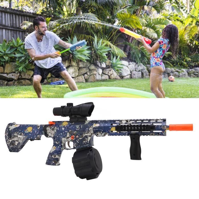 Jeu de Tir à Deux Joueurs, Pistolet de Jeu en Mousse, Ensemble de Cible Mobile Rotative avec 2 Pistolets& 24 Balles, Cadeau d'anniversaire de Noël Jouet pour Les Enfants de 5 6