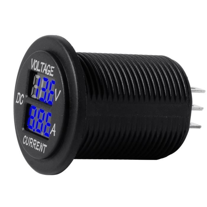 12 V numérique de tension Prise Compteur Affichage Voltmètre Panneau DEL Pour Bateau Moto 