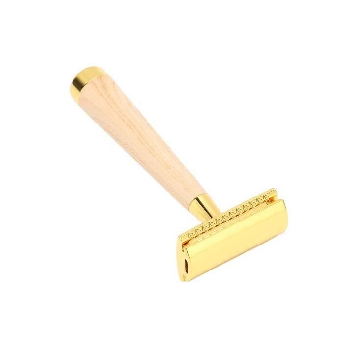 Parker Safety Razor Cuir Véritable Double Bord Rasoir De