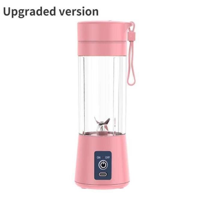 Livington JuiceBoost - Mini Centrifugeuse Sans Fil Portable, Réservoir 250 Ml - Pour Jus Frais De Fruits Et Légumes, Rechargeable USB