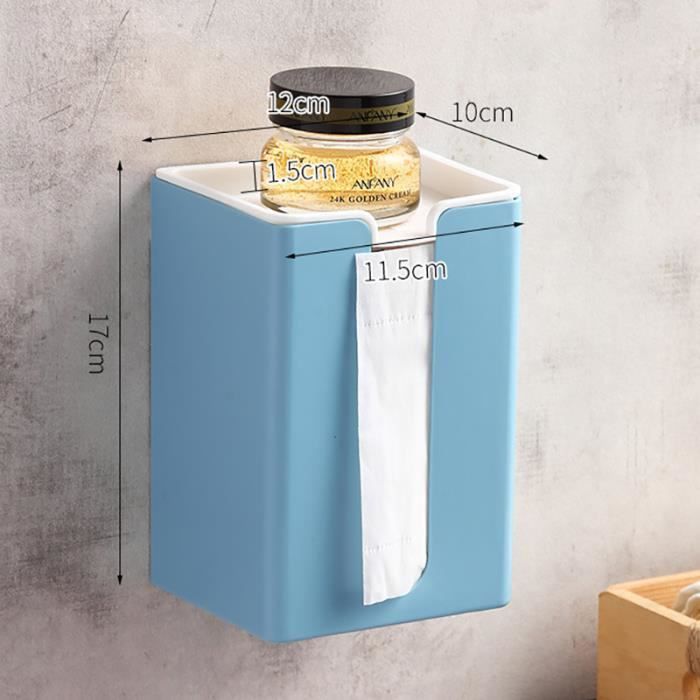Boîte à Mouchoirs Murale Inox 304 - Porte-mouchoirs Facile à Installer, Résistant Aux Rayures, Pour Salon/salle De Bain