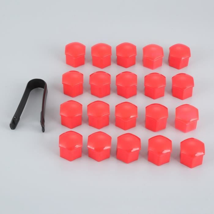 Cache-écrous De Roue Jaunes Fluo 21 Mm – Lot De 25 Pour Hilux, BT50, Nissan Patrol, Navara, Triton