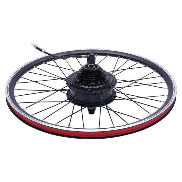 Kit de conversion de vélo électrique 1500w, 20/24/26/27,5/28/29/700c Kit de moteur de moyeu de roue avant/arrière avec écran LCD, kit de conversion de vélo électrique 48v,RearWheel-26inch