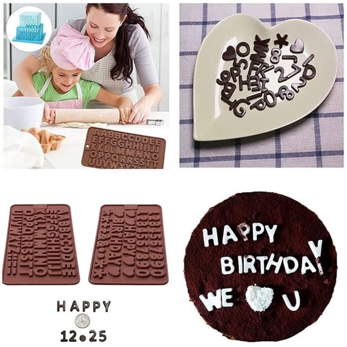 2 Moules à Chocolat En Silicone - Forme Tablette Dubaï - Anti-adhésif, Résistant à La Chaleur - Pour Chocolat, Gelée, Bonbons