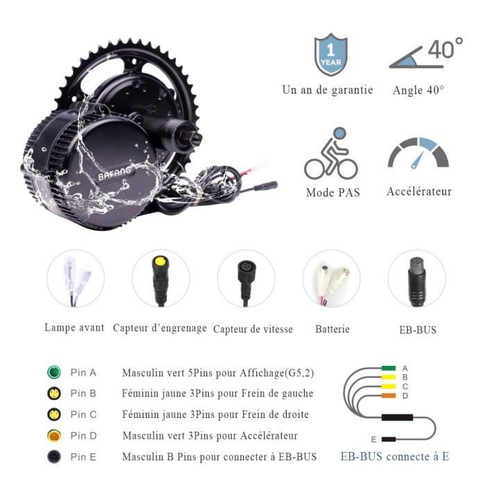 BAFANG BBSHD Kit Velo Electrique Moteur 1000w 48v 52v BBS03 Taille — free download
