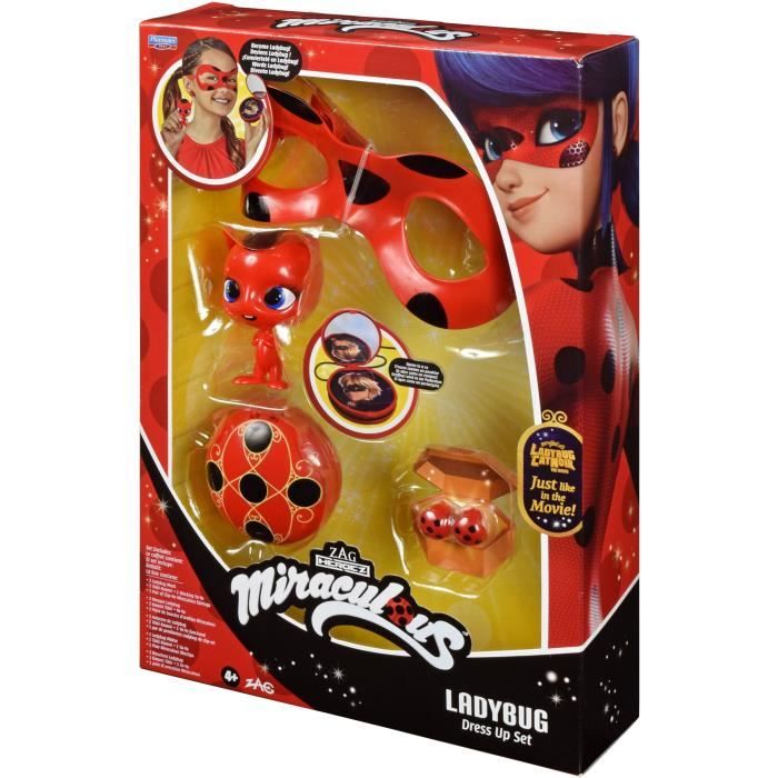 Déguisement Ladybug - BANDAI - Deviens Marinette - Rouge - Intérieur - 4  ans - Cdiscount Jeux - Jouets