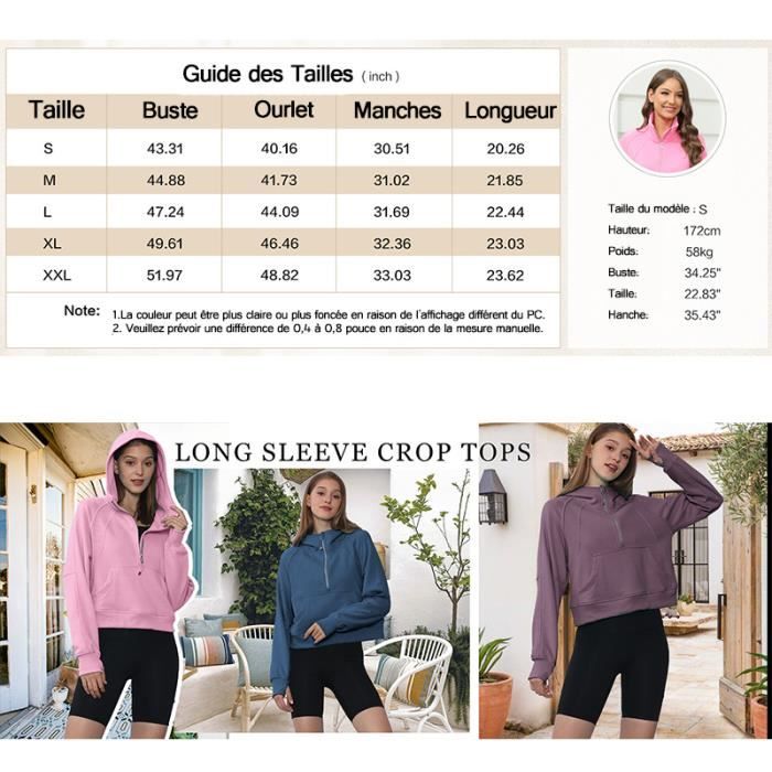 Sweats & sweats à capuche rose femme Taille 46